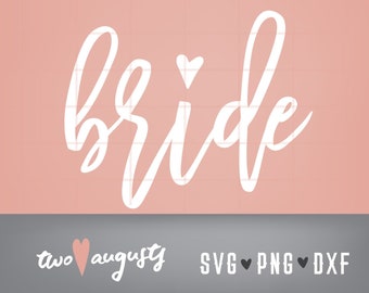 Panna młoda Bachelorette SVG, DXF i PNG, Christian, Cricut, sylwetka, ślub, miłość, małżeństwo, serce, panna młoda, żonaty, zaręczony, sprężyste napisy