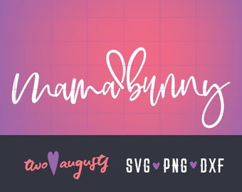 Mama Bunny, Baby, SVG, DXF i PNG, Christian, pliki svg, Cricut, sylwetka, króliczki, miłość, królik, wielkanoc, miłość, mama, mama, mamusia, uszy