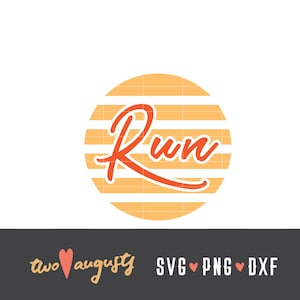 Courir, soleil, rétro, coureur, SVG, DXF, PNG, fichier, conception, Cricut, silhouette, tendance, athlète, 5 km, jogging, exercice, entraînement, 10 km, amusement, extérieur
