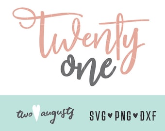 Download 21st birthday svg | Etsy