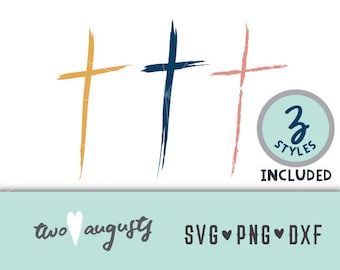 Rugged Painterly Cross SVG, DXF, & PNG, Christian, Files, Design, Cricut, Silhouette, Trendy, Jesus, God, faith, thankful, rugged,cross