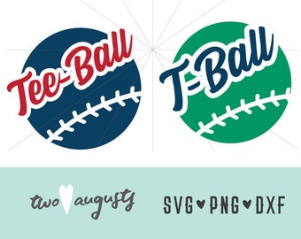 Tee-Ball t-ball SVG, DXF, & PNG, Baseball, Files, Design, Cricut, Silhouette, Trendy, Ball Mom, Summer, Love, hometown, Baseball Mom
