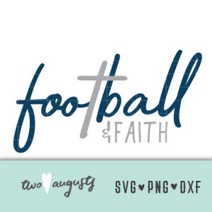 Fußball und Glaube SVG, DXF, PNG, Fan, Dateien, Design, Cricut, Silhouette, Trendy, Ball Mom, Schreibschrift, Herbst, Heimatstadt, Jesus, Kreuz