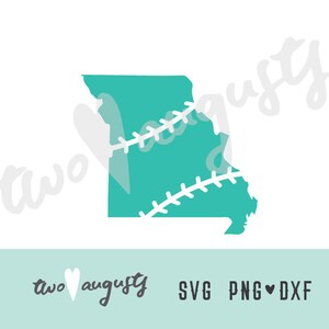 Béisbol de Missouri SVG, DXF y PNG Puntos de béisbol, mamá de la pelota, mo, estado, usa, puntos, missouri, béisbol, amor, padres de la pelota, softbol