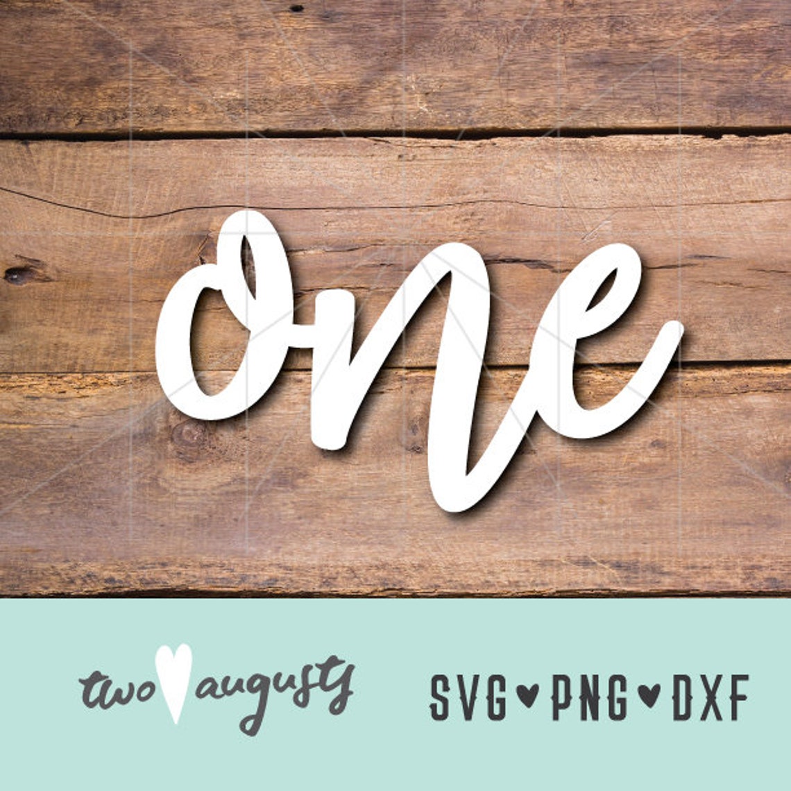 One Hand-lettered Style SVG, DXF, PNG, File, Design, Cricut, Silhouette ...
