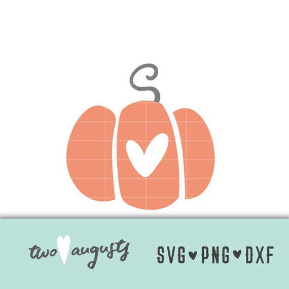 Love Pumpkin Heart Svg Dxf Png File Design Cricut Etsy
