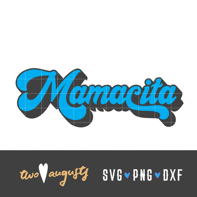 Mamacita Mama Mom SVG DXF PNG Spanish File Cricut | Etsy