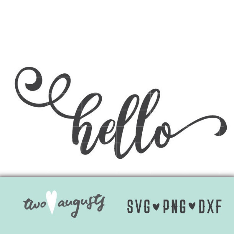 Download Hello cursive thanksgiving SVG DXF & PNG Files Design | Etsy