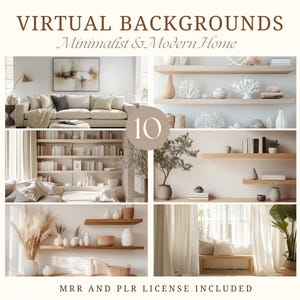Virtual Background Aesthetic Minimalist Zoom Background Simple Clean Professional Virtual Background Minimalist Video Call Backdrop