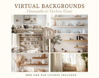 Virtual Background Aesthetic Minimalist Zoom Background Simple Clean Professional Virtual Background Minimalist Video Call Backdrop