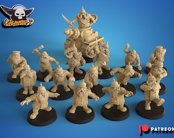 Equipo de soldados de asalto enanos / Calaverd