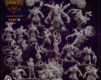 Pecadores Astados (Discípulos del Caos). Parte 2 / Miniaturas UGNI