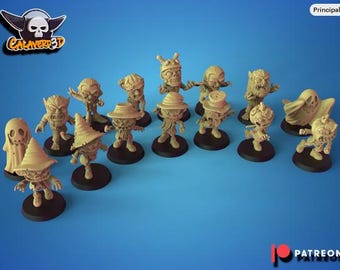 Necro-Halloween Chibi Team / Calaverd