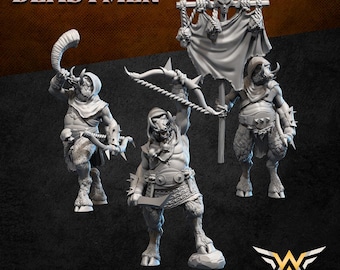 Beast boar archer / June 2026 / White Angel Miniatures