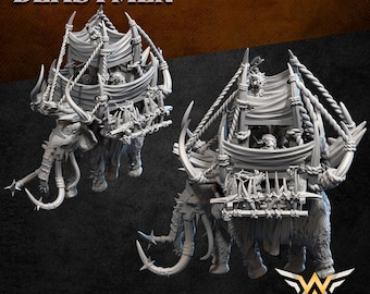 Assault beast mammoth / June 2026 / White Angel Miniatures
