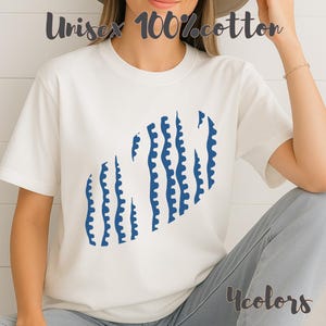 Zen Minimalist Indigo T-Shirt – Japanese Wabi-Sabi Inspired Tranquil Design-Unisex Comfort Colors® 1717