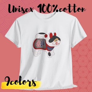 Late Edo-Period Inuhariko Japanese Art T-Shirt – Unisex Heavy Cotton Graphic Tee