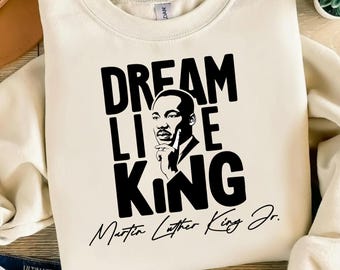 MLK Day 'Dream Like King', png, leider burgerrechten (digitale download)