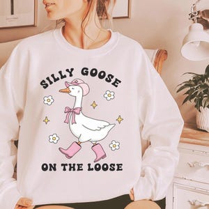 Silly Goose PNG: Funny Meme Shirt Design (Digital Download)