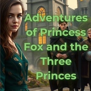 Adventures of Princess Fox and the Three Princes — Fairy Tale Storybook for Kids | Digital Download