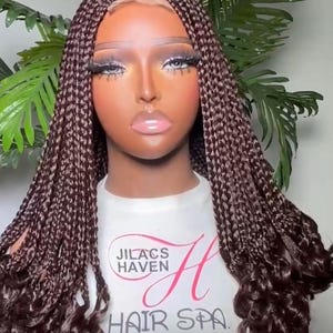 Braided wig/wig for black women/full lace braided wigs/curly tips wigs/African wigs/conrows braided wigs