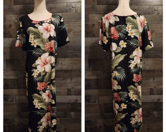 Vintage Hawaiian Dress by RM Hawaii | XXL 50" Bust - See All Measurements