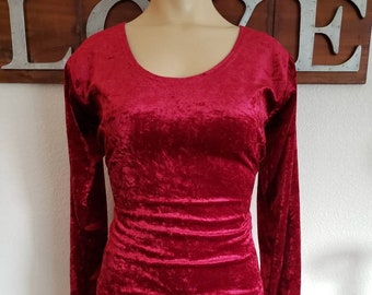 womens velvet holiday tops