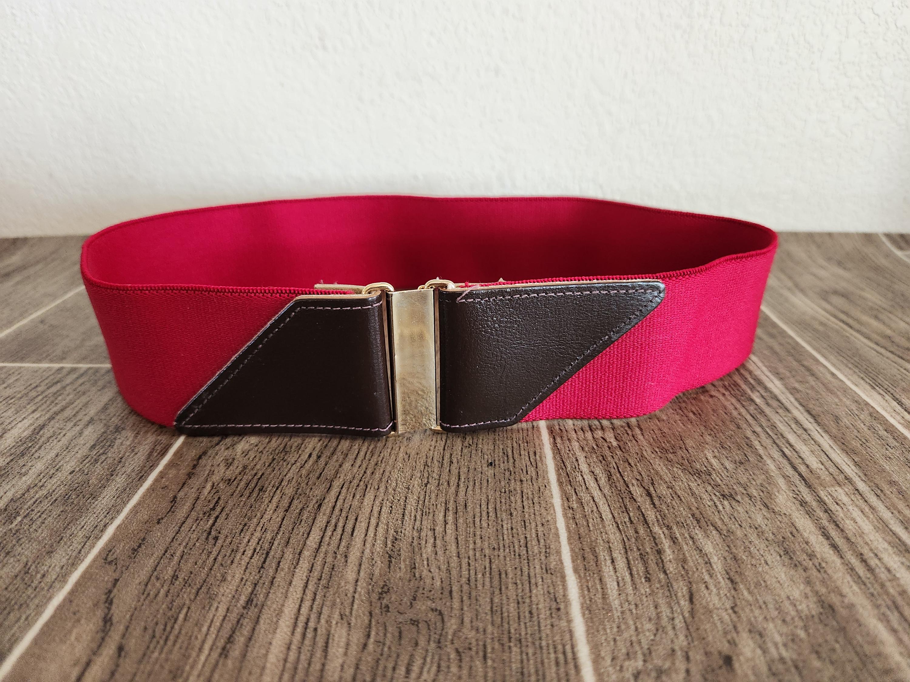 Vintage Stretch Waist Belts Set Elastic Buckle Y2K Retro Chic Accessory Vikodah Women main image 4
