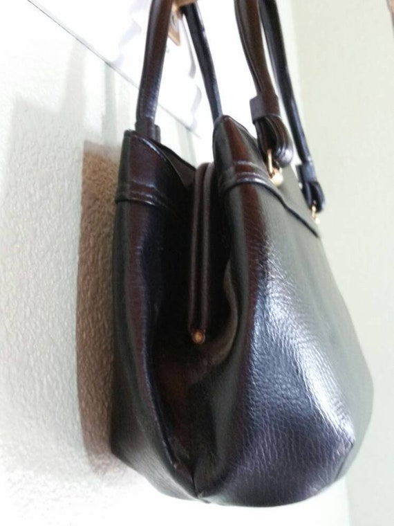 1950s Handbag by Garay, Black Vintage purse, Earl… - image 3