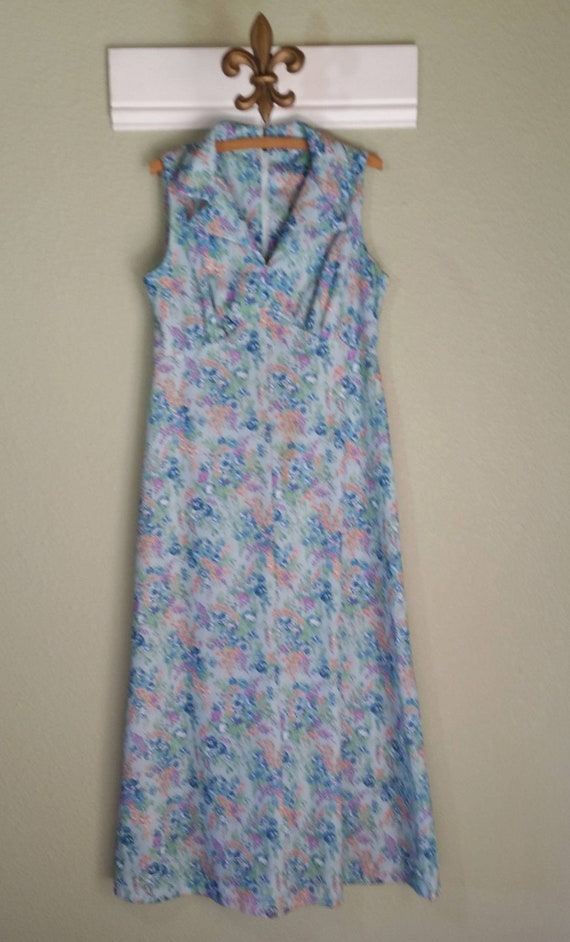 Vintage 1970's Maxi Dress, Floral Maxi Dress | Boh