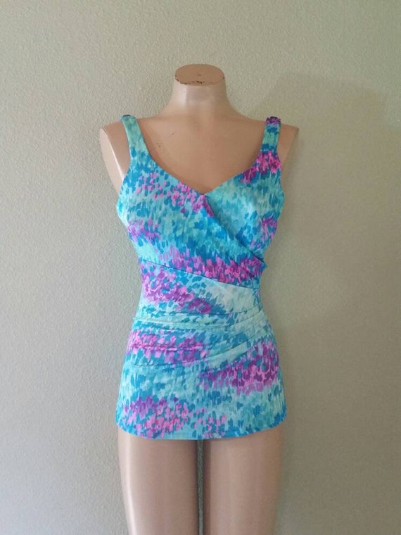 Vintage Bathing suit, One Piece Bathing Suit, Maxi