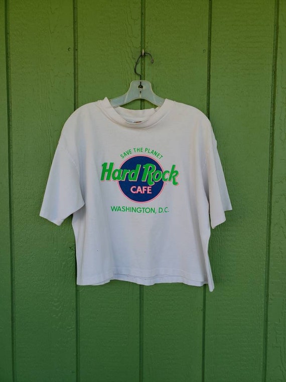 Vintage 1990's Hard Rock Cafe Crop Top Washington