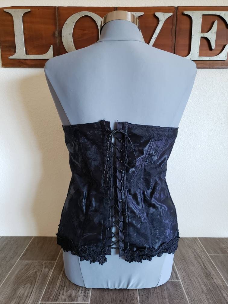 Multiple Sizes, Vintage 1980s Deadstock Black Bustier by Empire