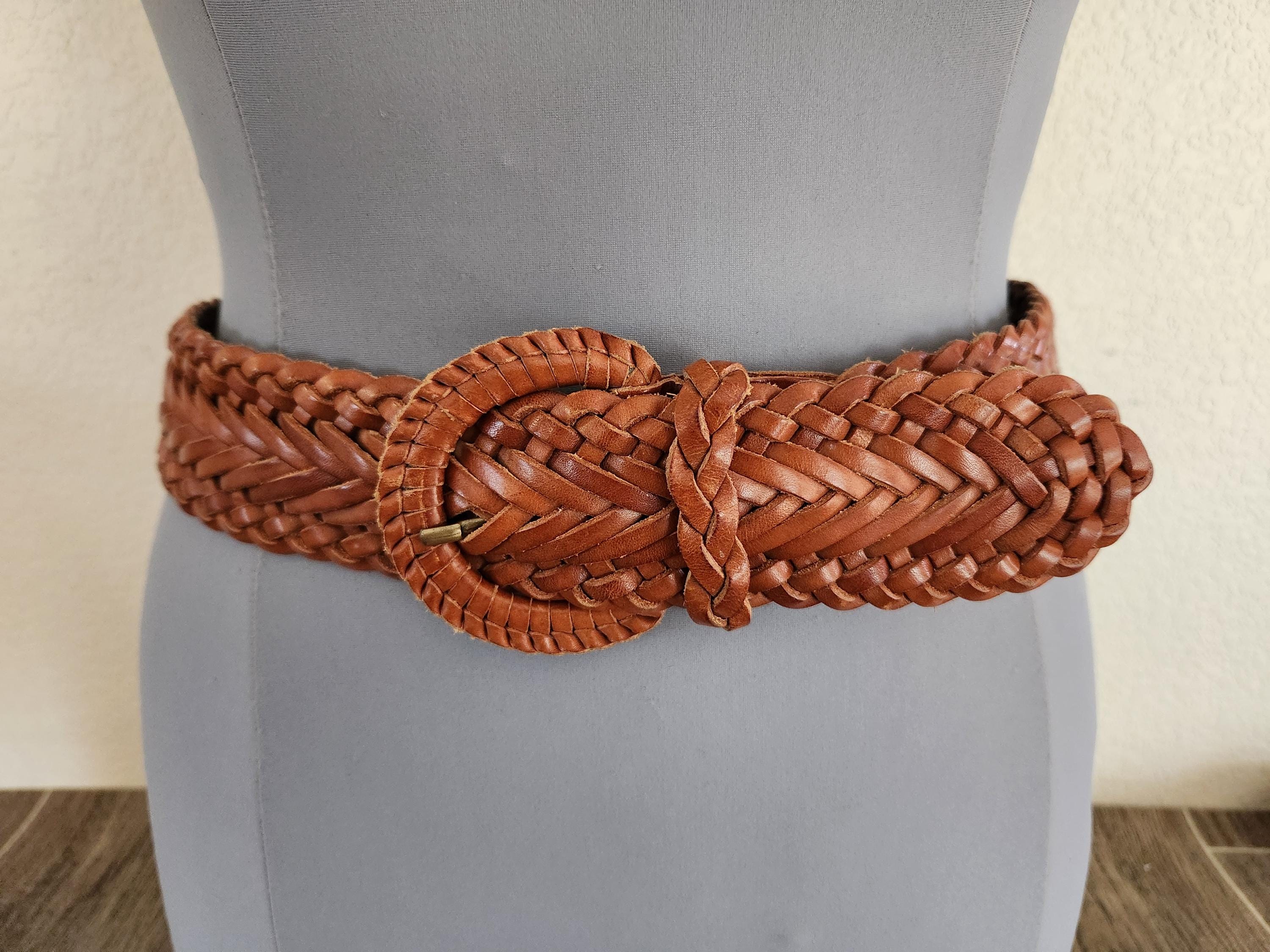 Wide Braided Belts - Etsy