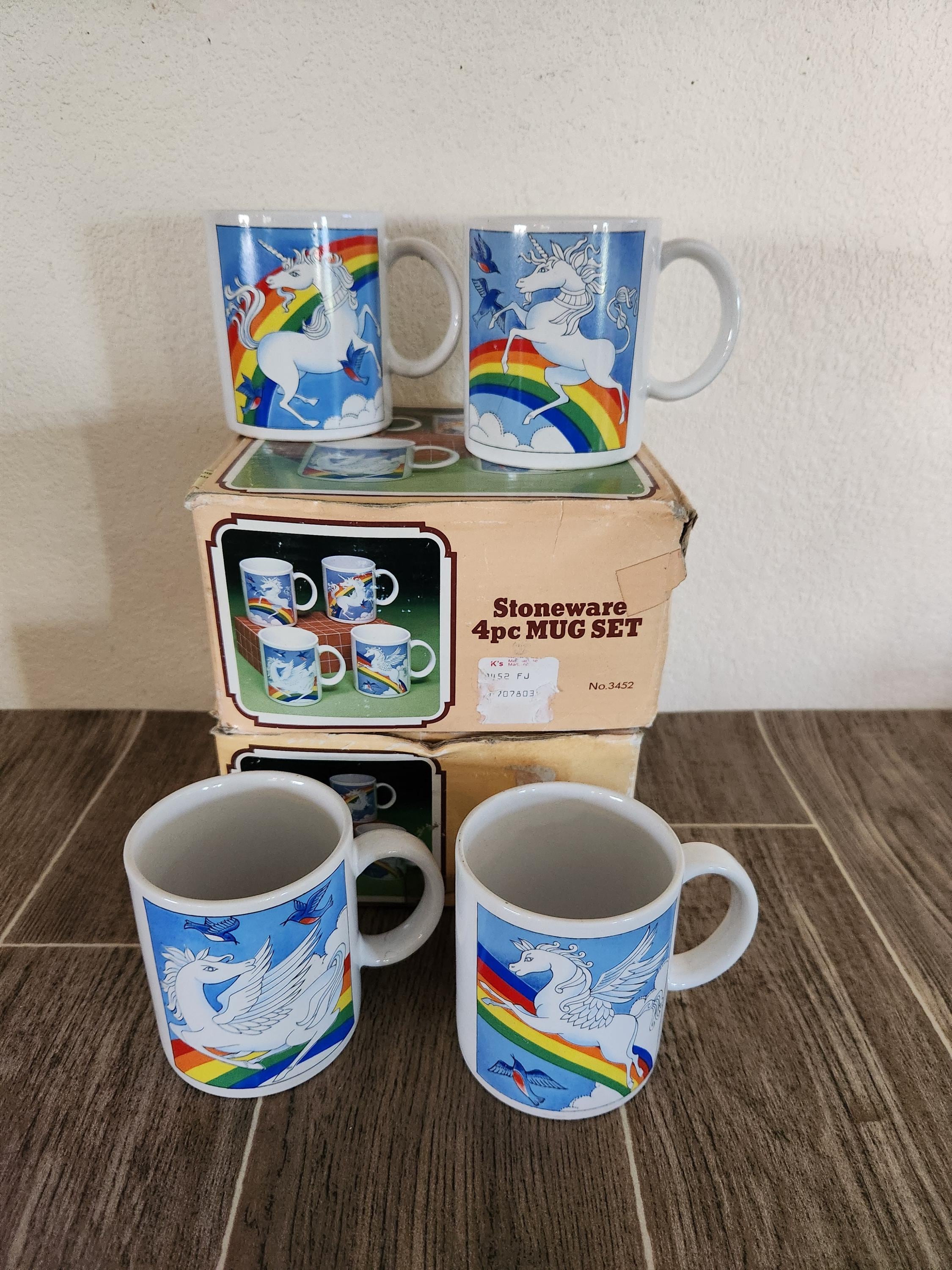 Vintage Unicorn Mug 1980s - Etsy
