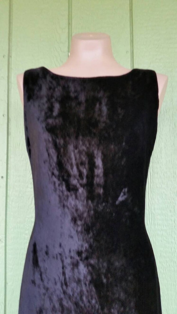 Vintage Velvet Evening Gown, Sexy Evening Gown, B… - image 4