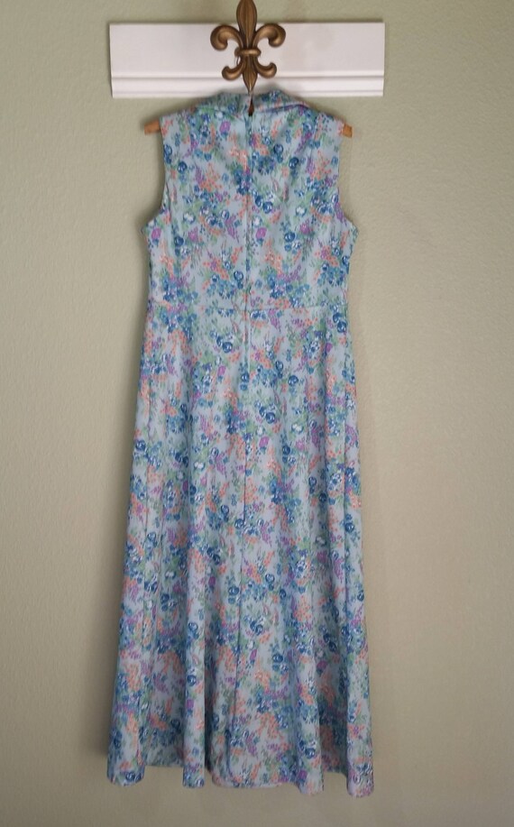 Vintage 1970's Maxi Dress, Floral Maxi Dress | Bo… - image 3