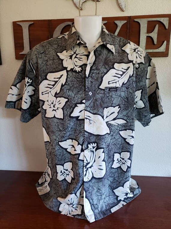 Patagonia Pataloha 52560SP16 All-over Print Hawaiian Aloha Shirt Box Shirt Men's S Size Organic cotton ivory Vintage Second Hand