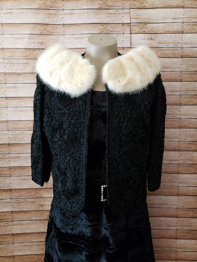 m me eme コート Ribbon fake fur coat