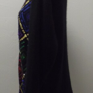 Pull Femme Eddie Dassin Taille L - Rose Avec Perles - Style Doux Et Chic