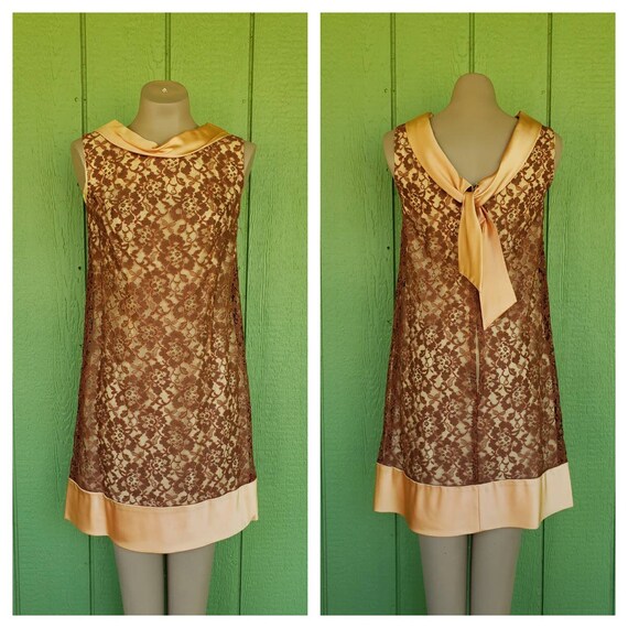 Vintage 1960's MODE O DAY Lace Cocktail Dress | Cl