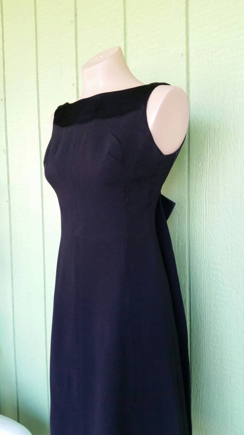 Vintage 60's Cocktail Dress By Joseph Magnin, Gorgeous Black Cocktail Dress, 