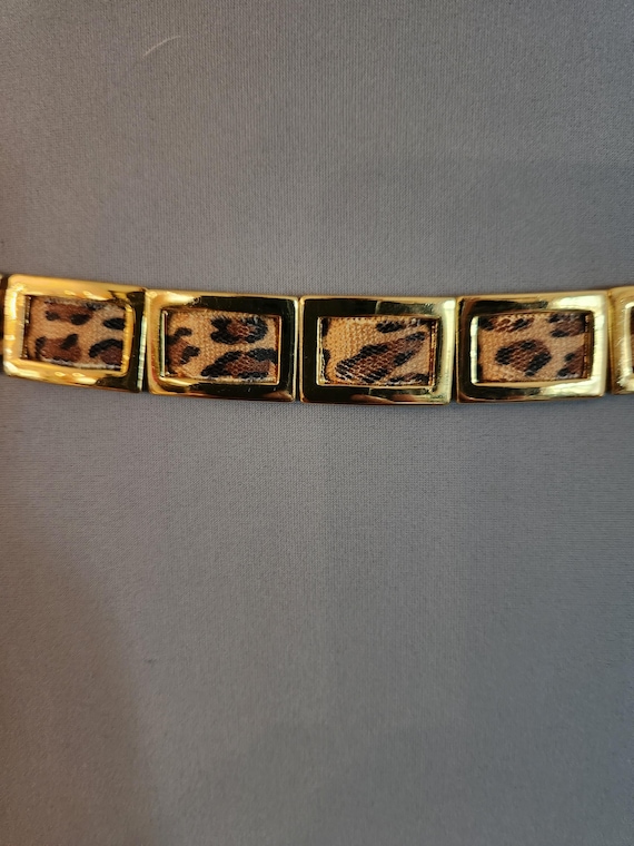Leopard Print and Chain Belt - Stretch |  Bill Bl… - image 4