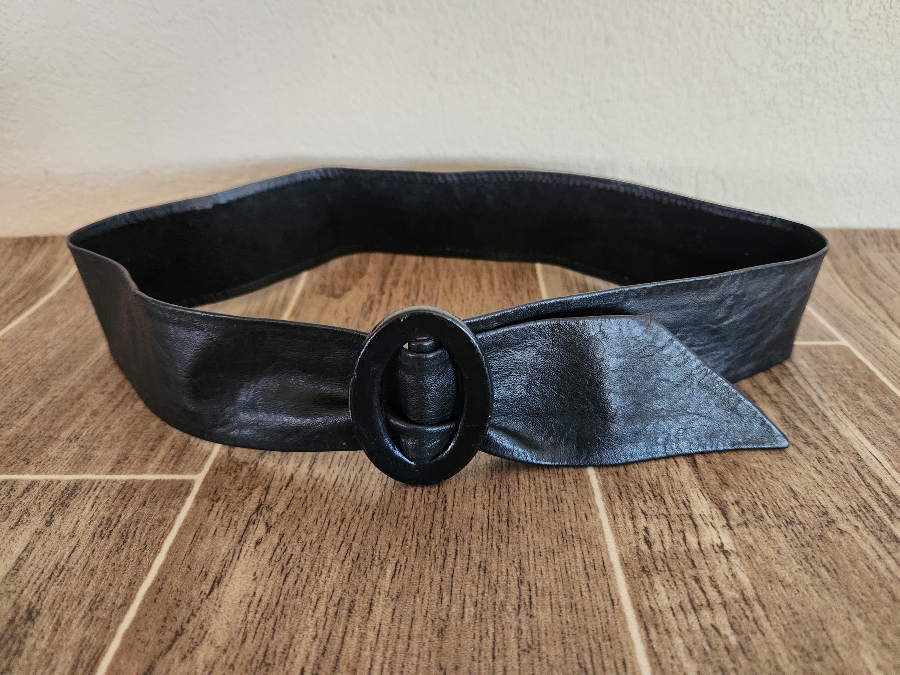 Vintage 80s Wide Belt - Etsy
