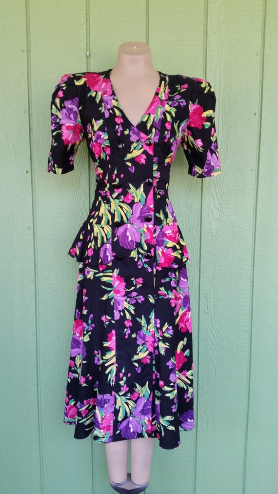 Vintage 1980's Designer Derek Michael's 1980's Flo