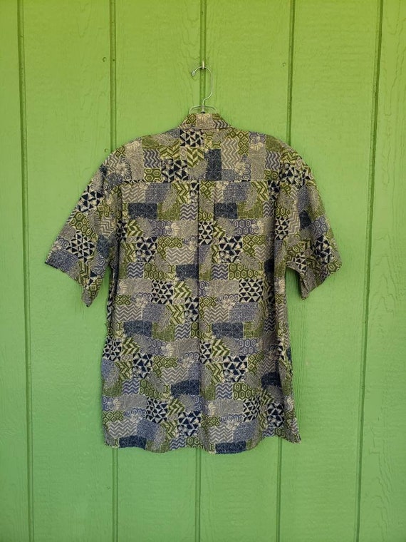 Vintage 1980's Hawaiian Shirt by Cooke Street Tik… - image 2