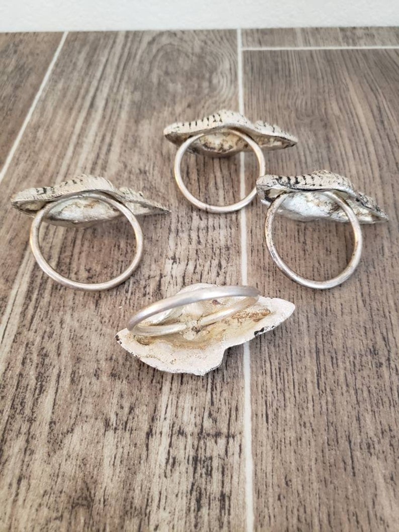 Vintage Metal Shell Shaped Napkin Rings Nautical Shell - Etsy