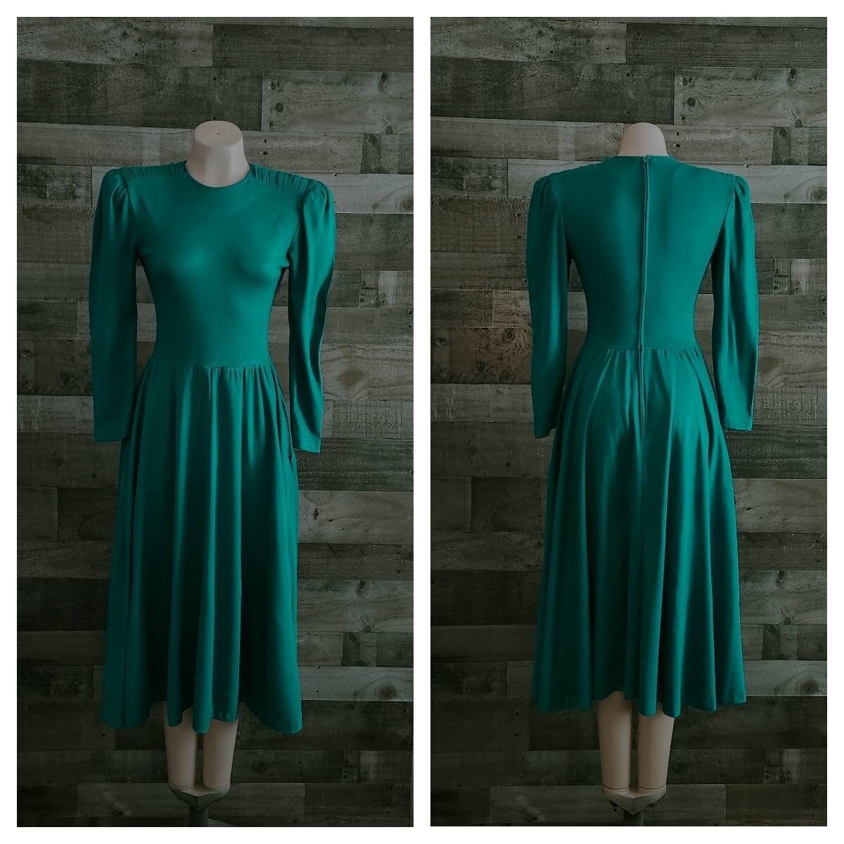 【REST&RECREATION】 KNIT LONG DRESS TACSTRUN Women's Fall Long Sleeve Crew Neck Sweater Dress