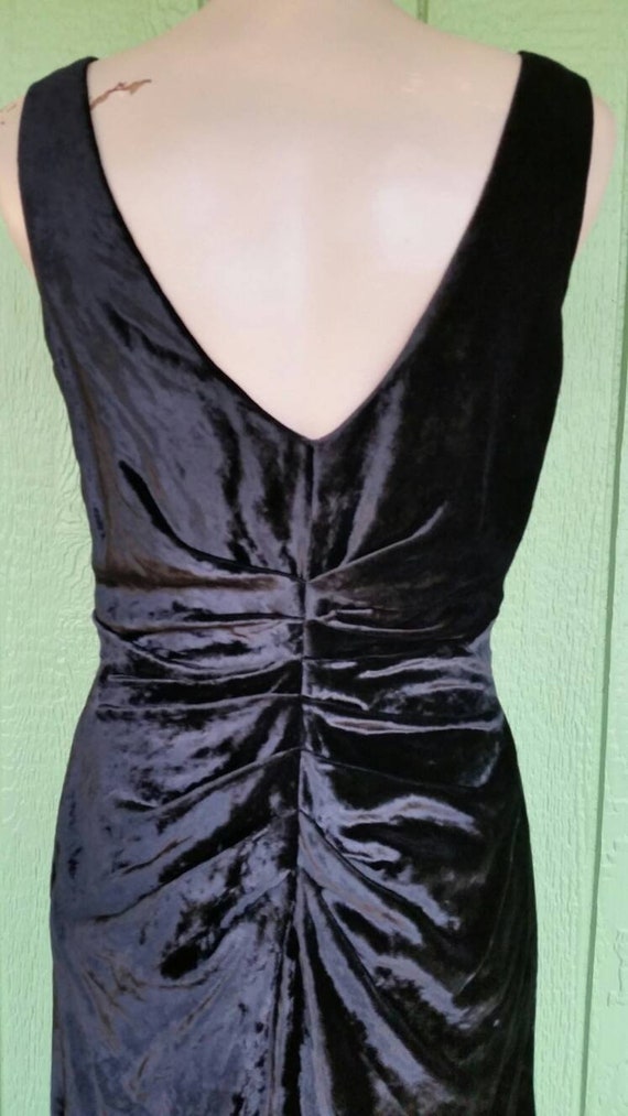 Vintage Velvet Evening Gown, Sexy Evening Gown, B… - image 7