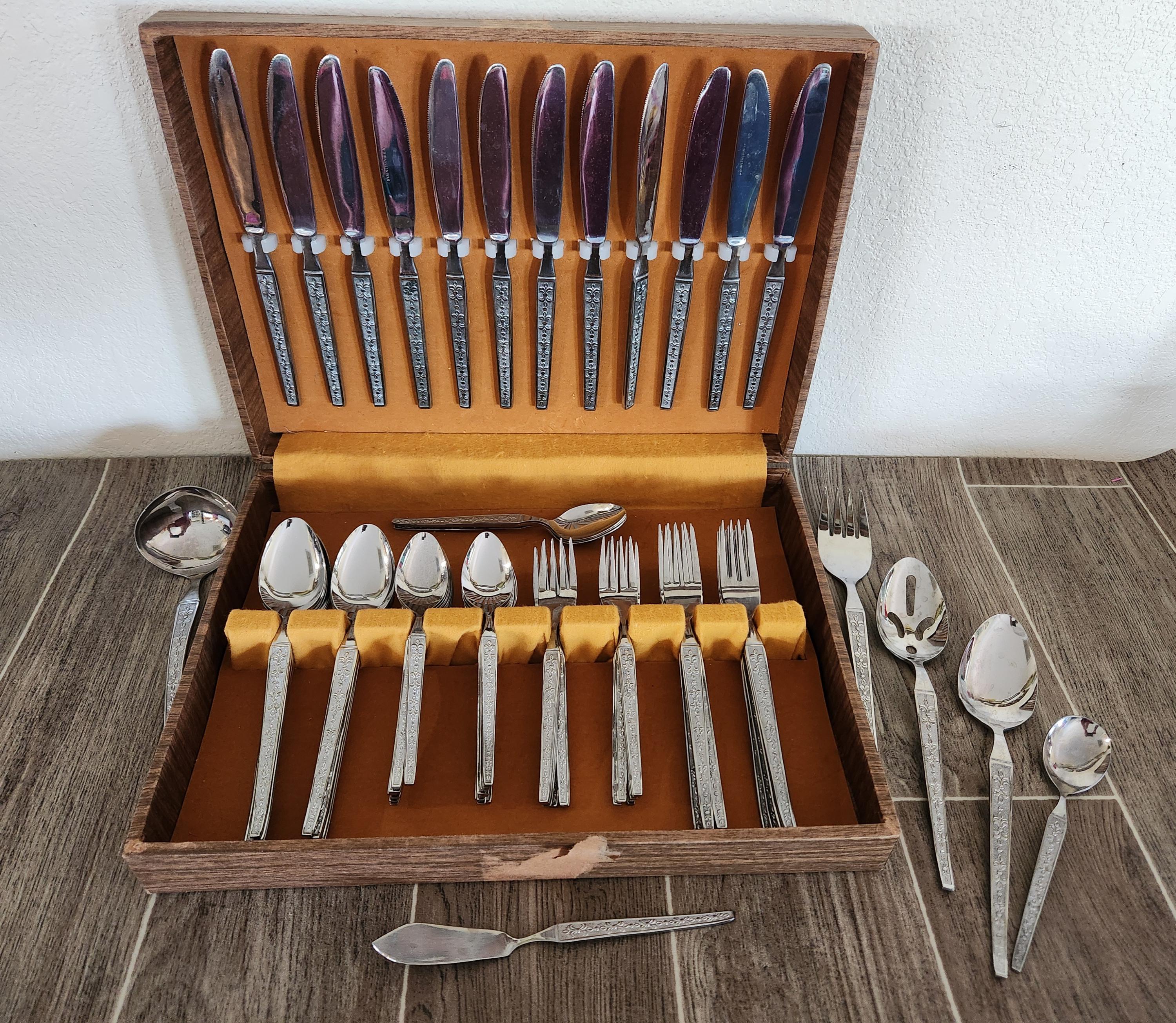 Vintage Silver Silverware Service for 12 - Etsy - Page 2